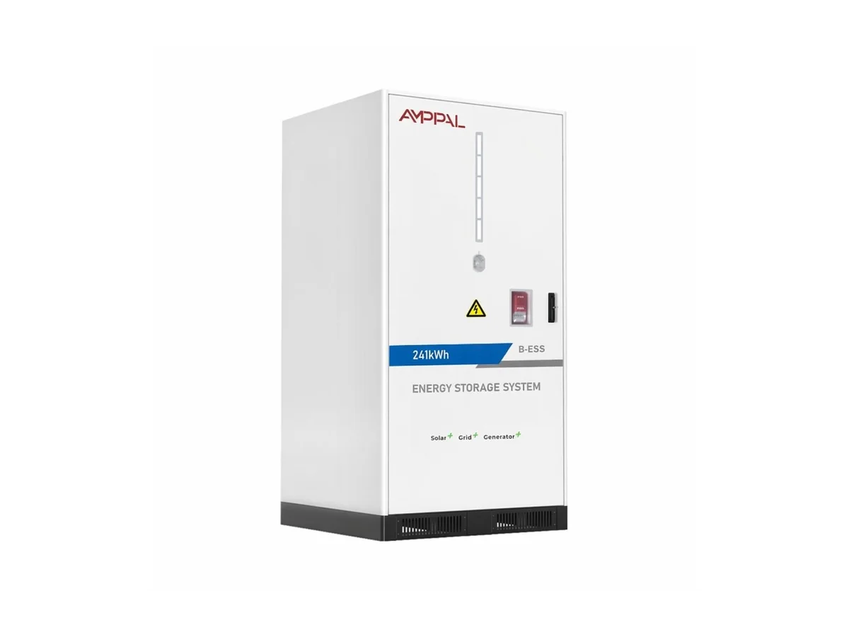 AMPPAL 241 kWh léghűtéses ipari energiatároló