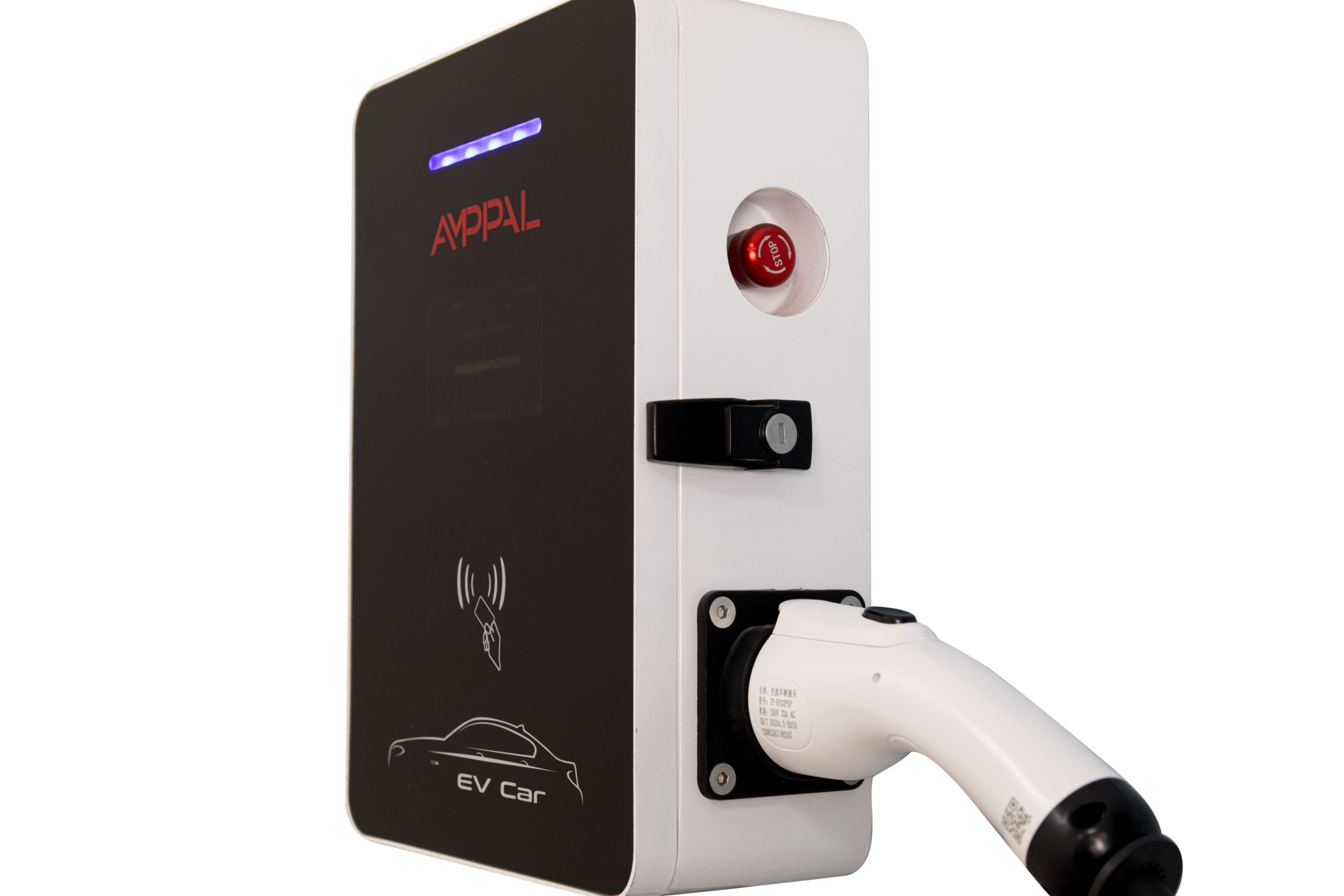 AMPPAL 7 kW AC fali töltőállomás