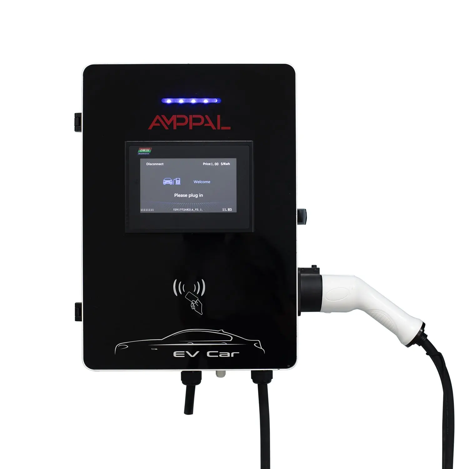 AMPPAL 11 kW AC töltőállomás