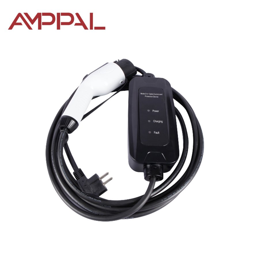 AMPPAL 3,5 kW hordozható AC töltőállomás