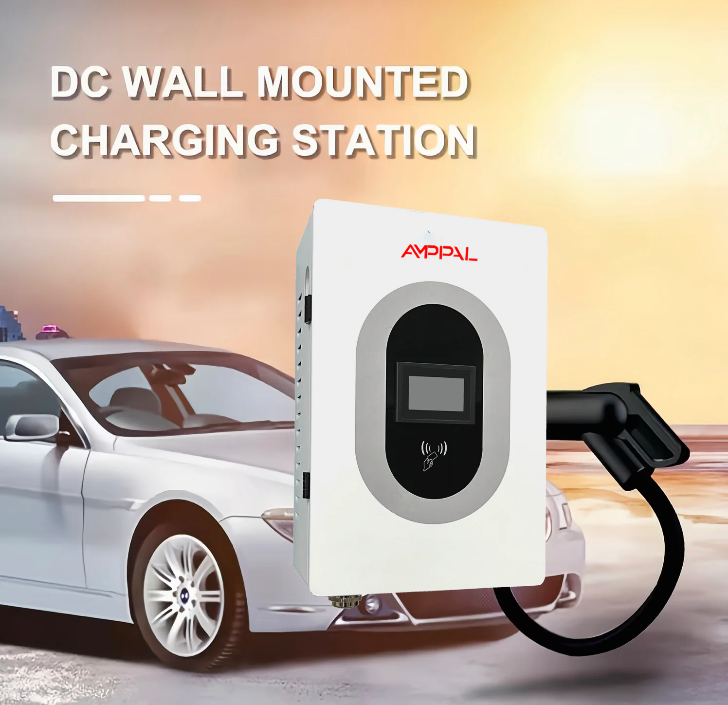 AMPPAL 30 kW DC fali töltőállomás