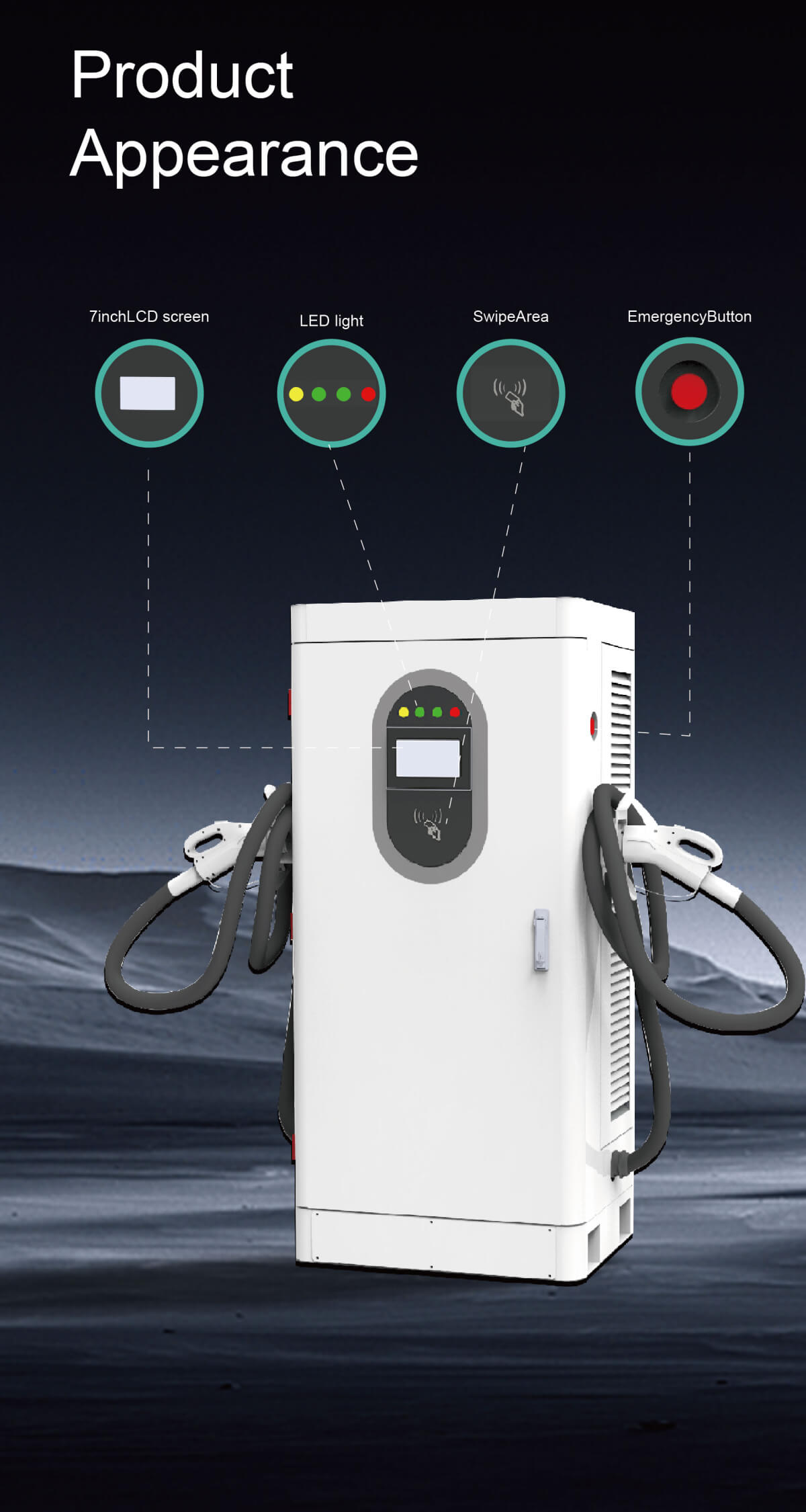 AMPPAL 80 kW DC töltőállomás