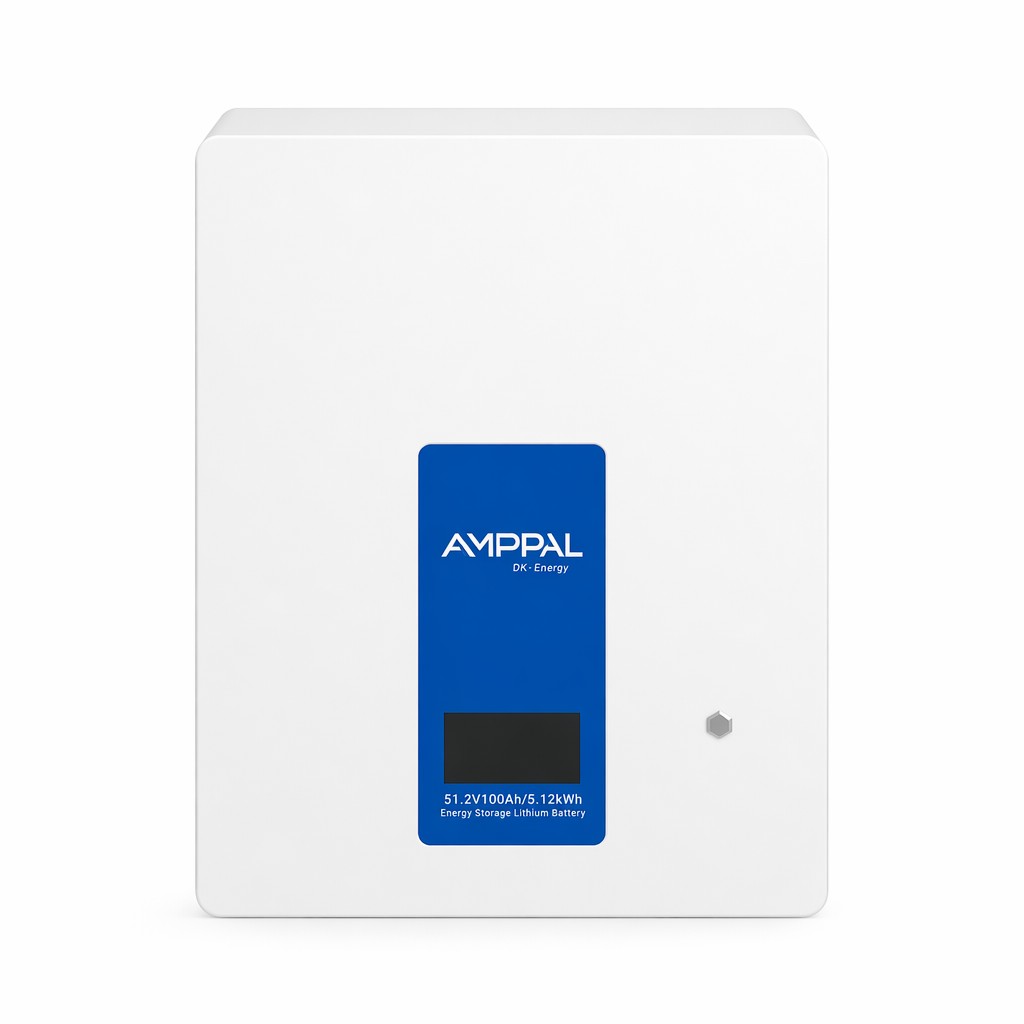 AMPPAL 9,6 kWh 48 V 200 Ah fali lakossági energiatároló