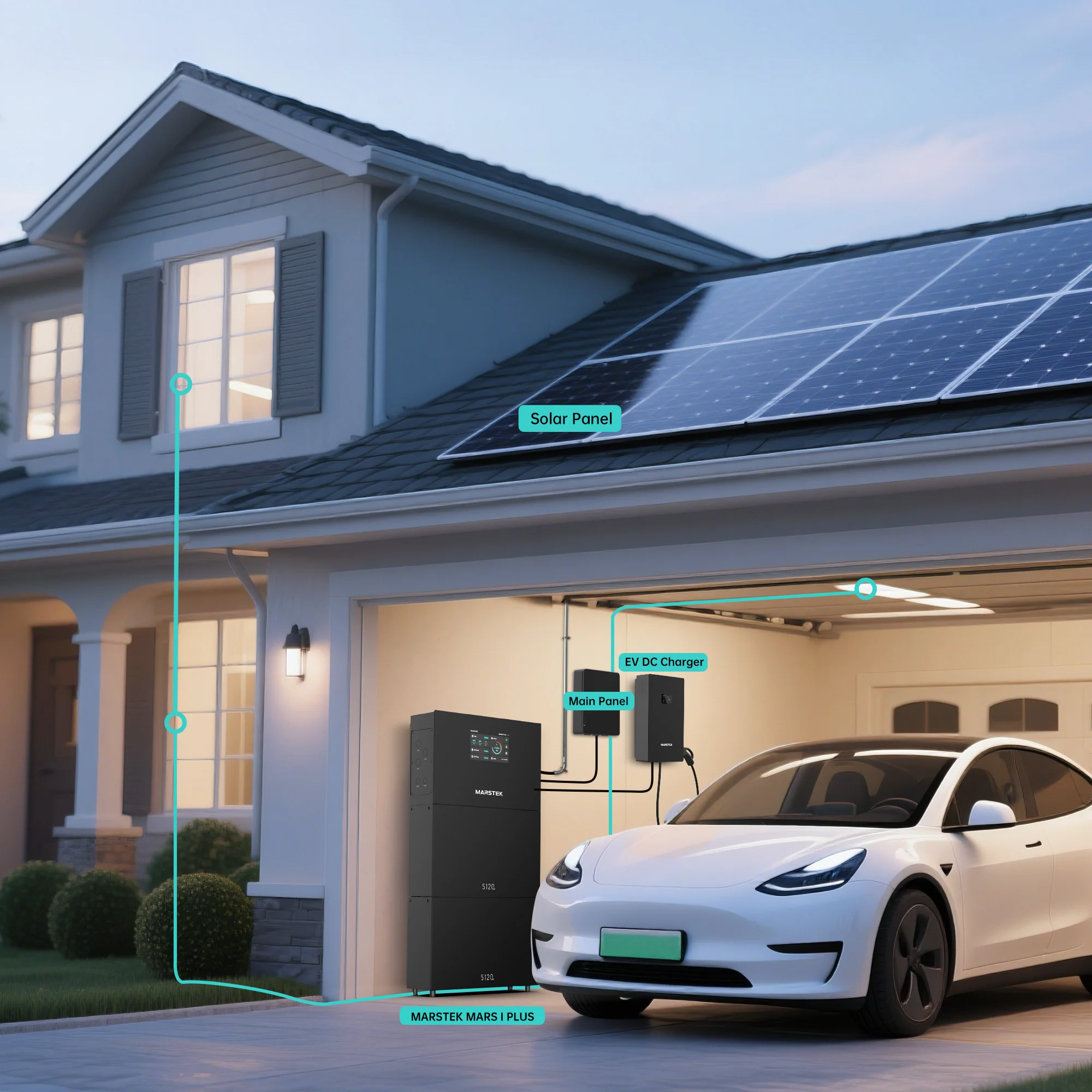 MARSTEK MARS I PLUS 3.6 kW / 10.24 kWh (2 modul, 1 fázis)