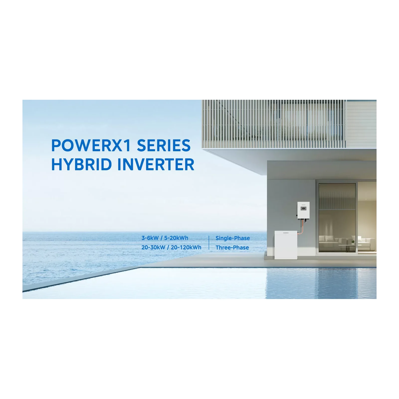 PowerX1 termékcsalád – rendszerillusztráció